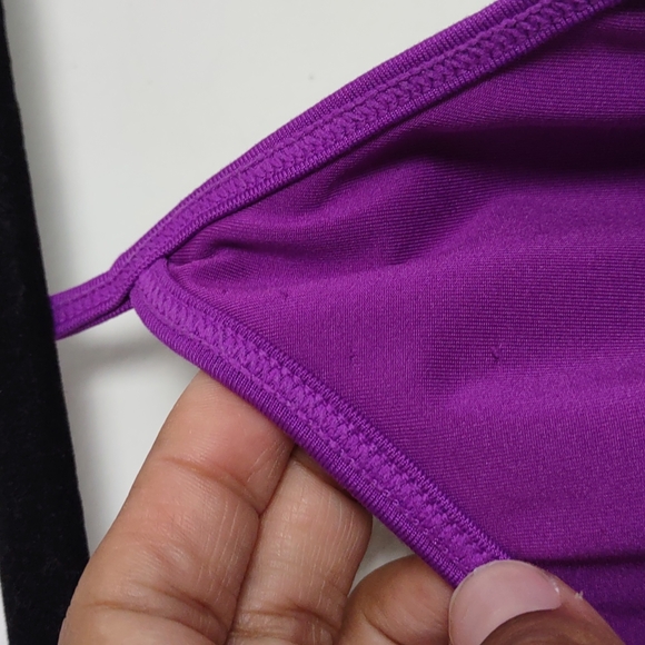 Alo yoga purple patterned sports bra Sz XS - Picture 6 of 8